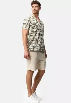 Рубашка INDICODE JEANS, темно-зеленый