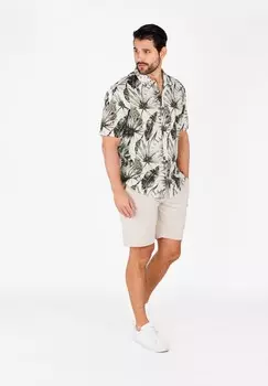 Рубашка INSTINCT 1/2 PATTERNED Key Largo, хаки