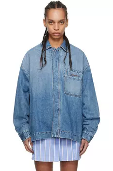 Рубашка из денима 'The De-Nmes' Jacquemus, мультиколор