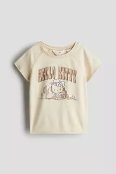 Рубашка из джерси с принтом H&M, мультиколор
