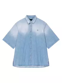 Рубашка из джинсовой ткани Givenchy, синий