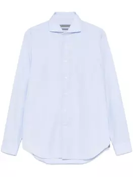 Рубашка из хлопка Corneliani, синий