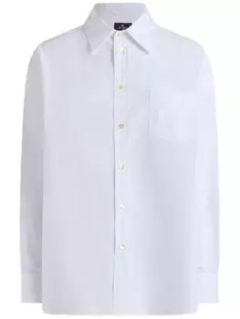 Рубашка из хлопка ETRO, синий