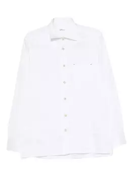 Рубашка из хлопка Kiton, белый
