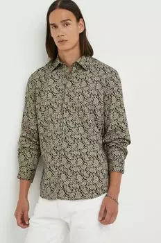 Рубашка из хлопка Marc O'Polo, черный