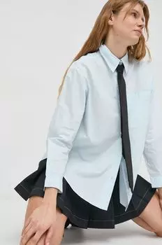Рубашка из хлопка Marc O'Polo, синий