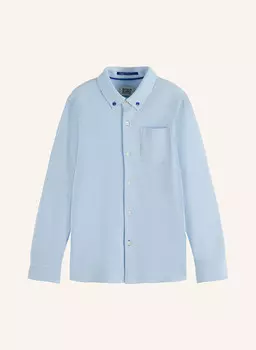 Рубашка из пике Scotch & Soda, голубой