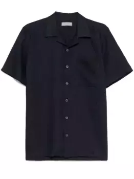 Рубашка из сирсакера Canali, синий