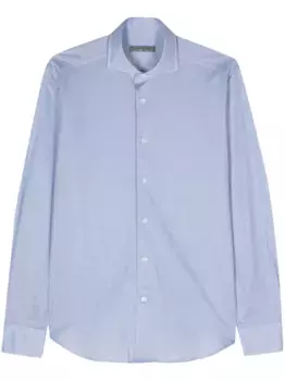 Рубашка из ткани пике Corneliani, синий