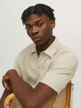 Рубашка Jack & Jones, бежевый