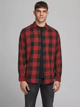 Рубашка Jack & Jones GINGHAM TWILL, красный