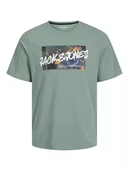 Рубашка JACK & JONES Hawaii, зеленый