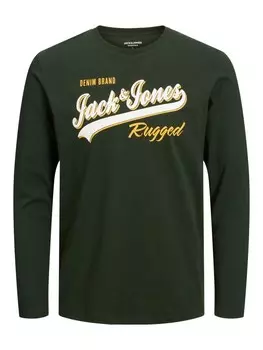 Рубашка Jack & Jones Junior, темно-зеленый