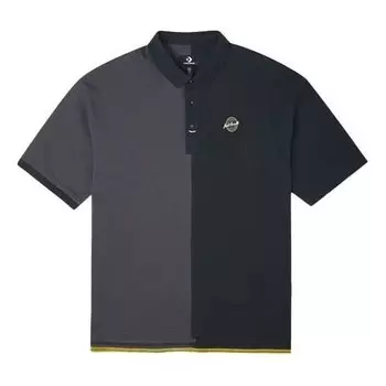 Рубашка jack purcell polo shirt 'black' Converse, черный