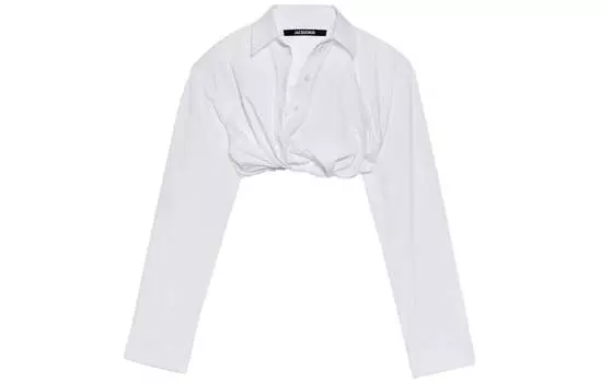 Рубашка Jacquemus La Chemise Bahia, белый
