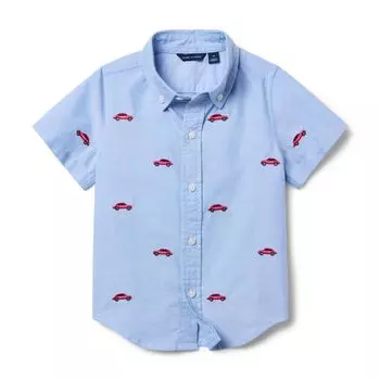 Рубашка Janie and Jack Nautical Embroidered Shirt, цвет Multi Color