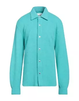 Рубашка Jil Sander, бирюзовый
