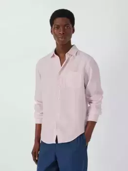 Рубашка John Lewis Linen Long, розовый