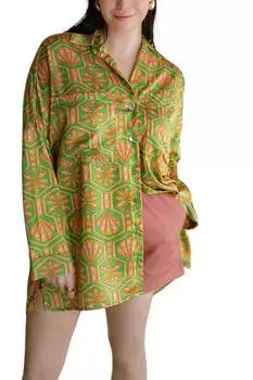 Рубашка Johns Button Down в цвете Palm Deco Show Me Your Mumu