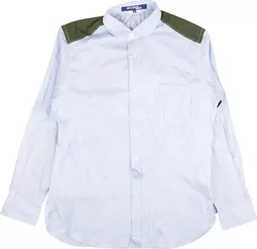 Рубашка Junya Watanabe MAN Long-Sleeve Shirt 'Blue Pinstripe', синий