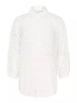Рубашка Kaffe Blouse Loren, белый
