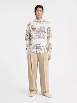 Рубашка Капри Карс Симон Jacquemus, белый