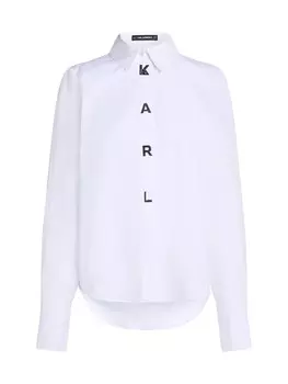 Рубашка Karl Lagerfeld Blouse, белый