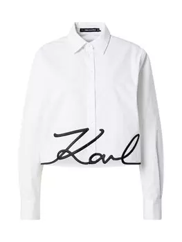 Рубашка Karl Lagerfeld Blouse, белый