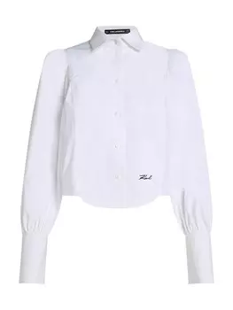 Рубашка Karl Lagerfeld Blouse, белый