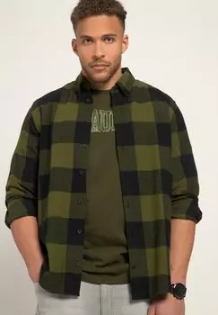 Рубашка KARO- LANGARM MODERN FIT BUTTONDOWN-KRAGEN BIS 8 XL STHUGE, цвет seegrn