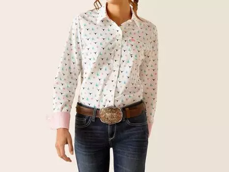 Рубашка Kirby Stretch в Steer Garden ARIAT