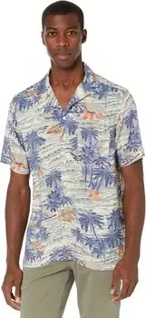 Рубашка Kona Camp с коротким рукавом Faherty, цвет South Pacific Swell