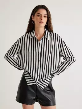 Рубашка Koton Blouse, черный