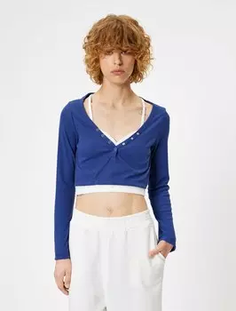 Рубашка Koton, цвет Cobalt blue