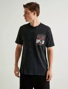 Рубашка Koton, цвет mottled black
