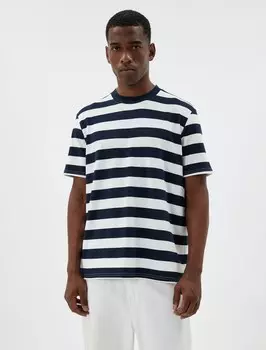 Рубашка Koton, цвет Navy/White