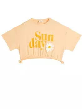 Рубашка Koton, цвет Orange/Pastel orange
