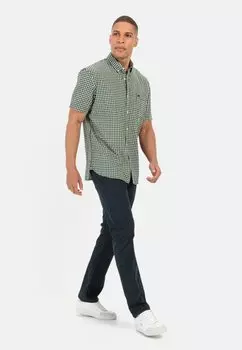Рубашка Kurzarm Mit Button Down Kragen camel active, фисташковый