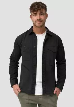 Рубашка LANGARM INDICODE JEANS, цвет black