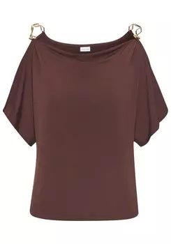 Рубашка LASCANA, цвет Chestnut brown