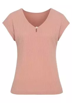 Рубашка LASCANA, цвет Pastel orange