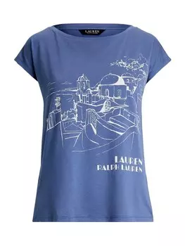 Рубашка Lauren Ralph Lauren, темно-синий