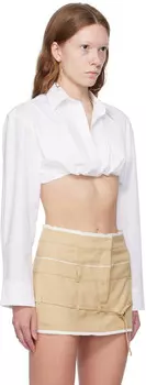 Рубашка Le Chouchou 'La Chemise Bahia Courte' JACQUEMUS, белый