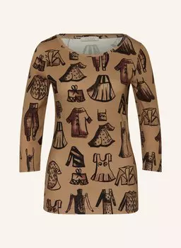 Рубашка lilienfels mit 3/4-Arm, коричневый