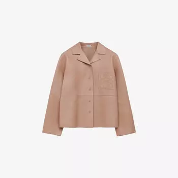 Рубашка Loewe Anagram-Pocket с длинным рукавом, бежевый