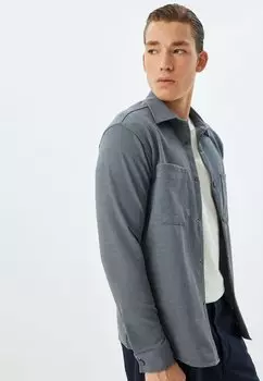Рубашка LONG SLEEVE Koton, темно-синий