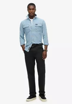 Рубашка LONG SLEEVE Superdry, светло-голубой