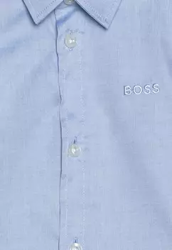 Рубашка LONG SLEEVED SHIRT BOSS Kidswear, светло-голубой