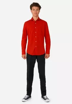 Рубашка LS DEVIL OppoSuits, цвет red