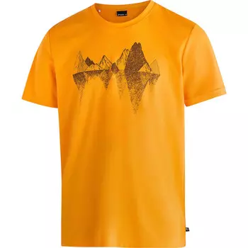 Рубашка Maier Sports, цвет mango/schwarz